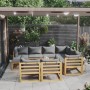 Gartenmöbel 10 Stück Kissen aus massivem Akazienholz von vidaXL, Gartensets - Ref: Foro24-3057616, Preis: 977,72 €, Rabatt: %
