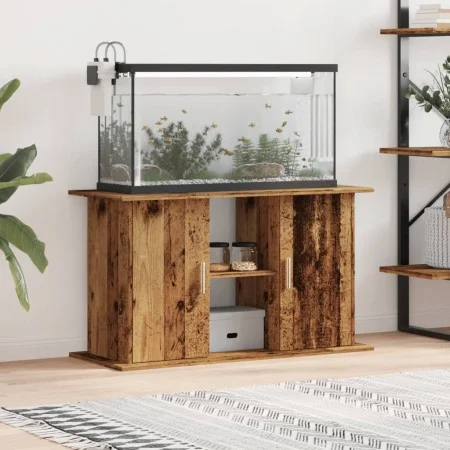 Soporte para acuario madera ingeniería envejecida 101x41x58 cm by , Aquarium supports - Ref: Foro24-857280, Price: 116,86 €, ...
