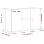 Soporte para acuario madera ingeniería envejecida 101x41x58 cm by , Aquarium supports - Ref: Foro24-857280, Price: 116,86 €, ...