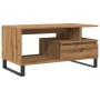 Mesa de centro madera de ingeniería roble artisan 90x49x45 cm von , Couchtisch - Ref: Foro24-857455, Preis: 97,77 €, Rabatt: %