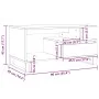 Mesa de centro madera de ingeniería roble artisan 90x49x45 cm by , Coffee table - Ref: Foro24-857455, Price: 94,68 €, Discoun...