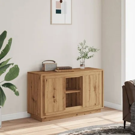 Aparador de madera de ingeniería roble artisan 102x35x60 cm de , Aparadores - Ref: Foro24-857138, Precio: 105,46 €, Descuento: %