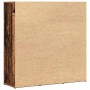 Estantería madera de ingeniería color envejecido 90x28x90 cm by , Bookcases and shelves - Ref: Foro24-856058, Price: 90,94 €,...