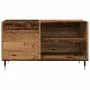 Mueble para discos madera ingeniería envejecida 84,5x38x48 cm by , Closets and storage - Ref: Foro24-857240, Price: 68,27 €, ...