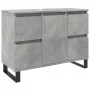 Mueble de lavabo madera de ingeniería gris hormigón 80x33x60 cm von , Badezimmermöbel - Ref: Foro24-857237, Preis: 100,35 €, ...