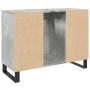 Mueble de lavabo madera de ingeniería gris hormigón 80x33x60 cm von , Badezimmermöbel - Ref: Foro24-857237, Preis: 100,35 €, ...