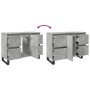 Mueble de lavabo madera de ingeniería gris hormigón 80x33x60 cm von , Badezimmermöbel - Ref: Foro24-857237, Preis: 102,09 €, ...