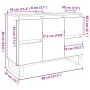 Mueble de lavabo madera de ingeniería gris hormigón 80x33x60 cm von , Badezimmermöbel - Ref: Foro24-857237, Preis: 100,35 €, ...