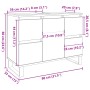 Mueble de lavabo madera de ingeniería gris hormigón 80x33x60 cm von , Badezimmermöbel - Ref: Foro24-857237, Preis: 102,09 €, ...