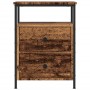 Mesita de noche madera de ingeniería envejecida 44x45x60 cm by , Nightstands - Ref: Foro24-857254, Price: 59,35 €, Discount: %