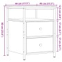 Mesita de noche madera de ingeniería envejecida 44x45x60 cm by , Nightstands - Ref: Foro24-857254, Price: 59,35 €, Discount: %