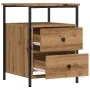 Mesita de noche madera de ingeniería roble artisan 44x45x60 cm von , Nachttische - Ref: Foro24-857256, Preis: 81,63 €, Rabatt: %