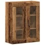 Aparador de madera de ingeniería envejecida 69,5x34x90 cm de , Aparadores - Ref: Foro24-857332, Precio: 90,65 €, Descuento: %