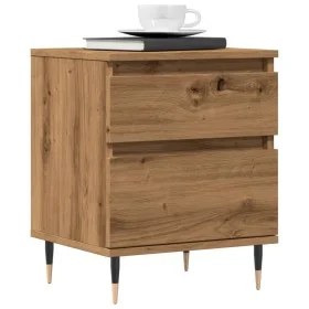 Mesita de noche madera de ingeniería roble artisian 40x35x50 cm by , Nightstands - Ref: Foro24-857398, Price: 49,34 €, Discou...