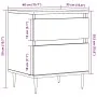 Mesita de noche madera de ingeniería roble artisian 40x35x50 cm von , Nachttische - Ref: Foro24-857398, Preis: 49,30 €, Rabat...