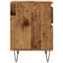 Mesitas de noche 2 uds madera ingeniería envejecida 40x35x50 cm by , Nightstands - Ref: Foro24-857417, Price: 82,58 €, Discou...