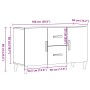 Aparador de madera de ingeniería envejecida 100x36x60 cm von , Sideboards - Ref: Foro24-856902, Preis: 95,48 €, Rabatt: %
