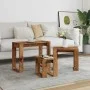 Mesas apilables 3 uds madera de ingeniería madera envejecida von , Seitentische - Ref: Foro24-856678, Preis: 50,65 €, Rabatt: %
