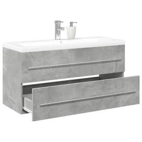 Set muebles de baño 2 piezas madera contrachapada gris hormigón von , Badezimmermöbel - Ref: Foro24-3324922, Preis: 290,50 €,...