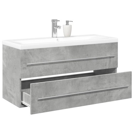 Set muebles de baño 2 piezas madera contrachapada gris hormigón von , Badezimmermöbel - Ref: Foro24-3324922, Preis: 309,34 €,...