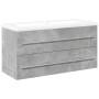 Set muebles de baño 2 piezas madera contrachapada gris hormigón von , Badezimmermöbel - Ref: Foro24-3324922, Preis: 309,34 €,...