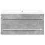 Set muebles de baño 2 piezas madera contrachapada gris hormigón de , Muebles de baño - Ref: Foro24-3324922, Precio: 292,03 €,...