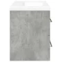 Set muebles de baño 2 piezas madera contrachapada gris hormigón de , Muebles de baño - Ref: Foro24-3324922, Precio: 292,03 €,...