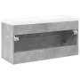 Set muebles de baño 2 piezas madera contrachapada gris hormigón de , Muebles de baño - Ref: Foro24-3324922, Precio: 292,03 €,...