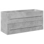 Set muebles de baño 2 piezas madera contrachapada gris hormigón von , Badezimmermöbel - Ref: Foro24-3324922, Preis: 309,34 €,...