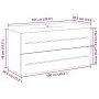 Set muebles de baño 2 piezas madera contrachapada gris hormigón de , Muebles de baño - Ref: Foro24-3324922, Precio: 292,03 €,...