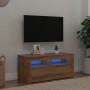 Mueble de TV luces LED madera roble artisan 90x35x40 cm von , TV-Möbel - Ref: Foro24-856322, Preis: 85,29 €, Rabatt: %