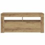 Mueble de TV luces LED madera roble artisan 90x35x40 cm von , TV-Möbel - Ref: Foro24-856322, Preis: 85,29 €, Rabatt: %