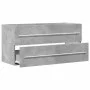 Armario para lavabo contrachapada gris hormigón 100x38,5x48 cm von , Badezimmermöbel - Ref: Foro24-856233, Preis: 65,67 €, Ra...