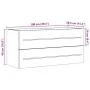 Armario para lavabo contrachapada gris hormigón 100x38,5x48 cm von , Badezimmermöbel - Ref: Foro24-856233, Preis: 65,67 €, Ra...