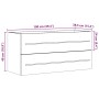Armario para lavabo contrachapada gris hormigón 100x38,5x48 cm von , Badezimmermöbel - Ref: Foro24-856233, Preis: 66,55 €, Ra...