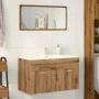 Mueble de lavabo de baño madera roble artisan 80x38,5x46 cm von , Badezimmermöbel - Ref: Foro24-856212, Preis: 50,67 €, Rabat...