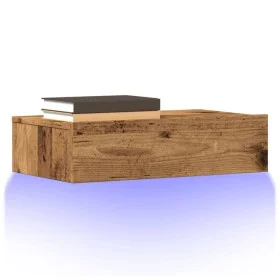 Mueble de TV con luces LED envejecida 60x35x15,5 cm by , TV Furniture - Ref: Foro24-856343, Price: 39,01 €, Discount: %