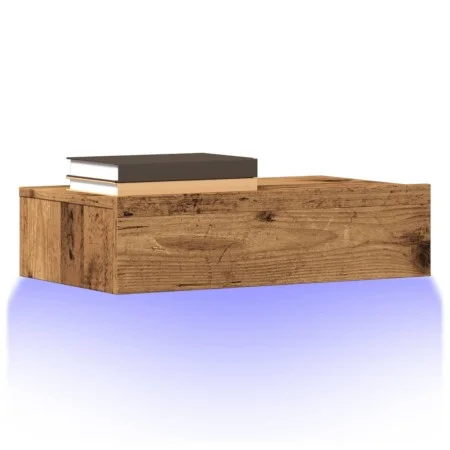 Mueble de TV con luces LED envejecida 60x35x15,5 cm by , TV Furniture - Ref: Foro24-856343, Price: 39,00 €, Discount: %