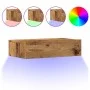 Mueble de TV con luces LED envejecida 60x35x15,5 cm by , TV Furniture - Ref: Foro24-856343, Price: 39,00 €, Discount: %