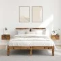 Mesitas de noche de pared 2 uds madera envejecida 34x30x20 cm by , Nightstands - Ref: Foro24-856980, Price: 52,44 €, Discount: %