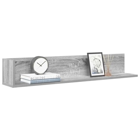 Estantes de pared 2 uds madera gris Sonoma 100x16,5x16,5 cm by , Shelves and shelves - Ref: Foro24-860045, Price: 37,00 €, Di...