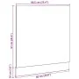 Panel para lavavajillas madera roble artisan 60x1,5x67 cm by , Kitchen cabinets - Ref: Foro24-856135, Price: 26,86 €, Discoun...