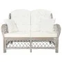 Gray rattan 2-seater sofa by vidaXL, Sofas - Ref: Foro24-325473, Price: 335,82 €, Discount: %
