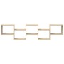 Estante cubo de pared 5 compartimentos madera roble Sonoma von , Regale und Regale - Ref: Foro24-859997, Preis: 68,69 €, Raba...