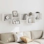 Estante cubo de pared 5 compartimentos madera ingeniería blanco de , Estantes y estanterías - Ref: Foro24-859995, Precio: 59,...