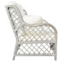 Gray rattan 2-seater sofa by vidaXL, Sofas - Ref: Foro24-325473, Price: 362,79 €, Discount: %