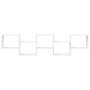 Estante cubo de pared 5 compartimentos madera ingeniería blanco de , Estantes y estanterías - Ref: Foro24-859995, Precio: 59,...