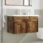 Juego de muebles de baño 2 piezas madera ingeniería envejecida by , Bathroom furniture - Ref: Foro24-3328583, Price: 203,84 €...