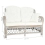 Gray rattan 2-seater sofa by vidaXL, Sofas - Ref: Foro24-325473, Price: 362,79 €, Discount: %