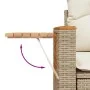 Set sofás de jardín 7 piezas y cojines ratán sintético beige by , Garden sets - Ref: Foro24-3325985, Price: 501,97 €, Discoun...